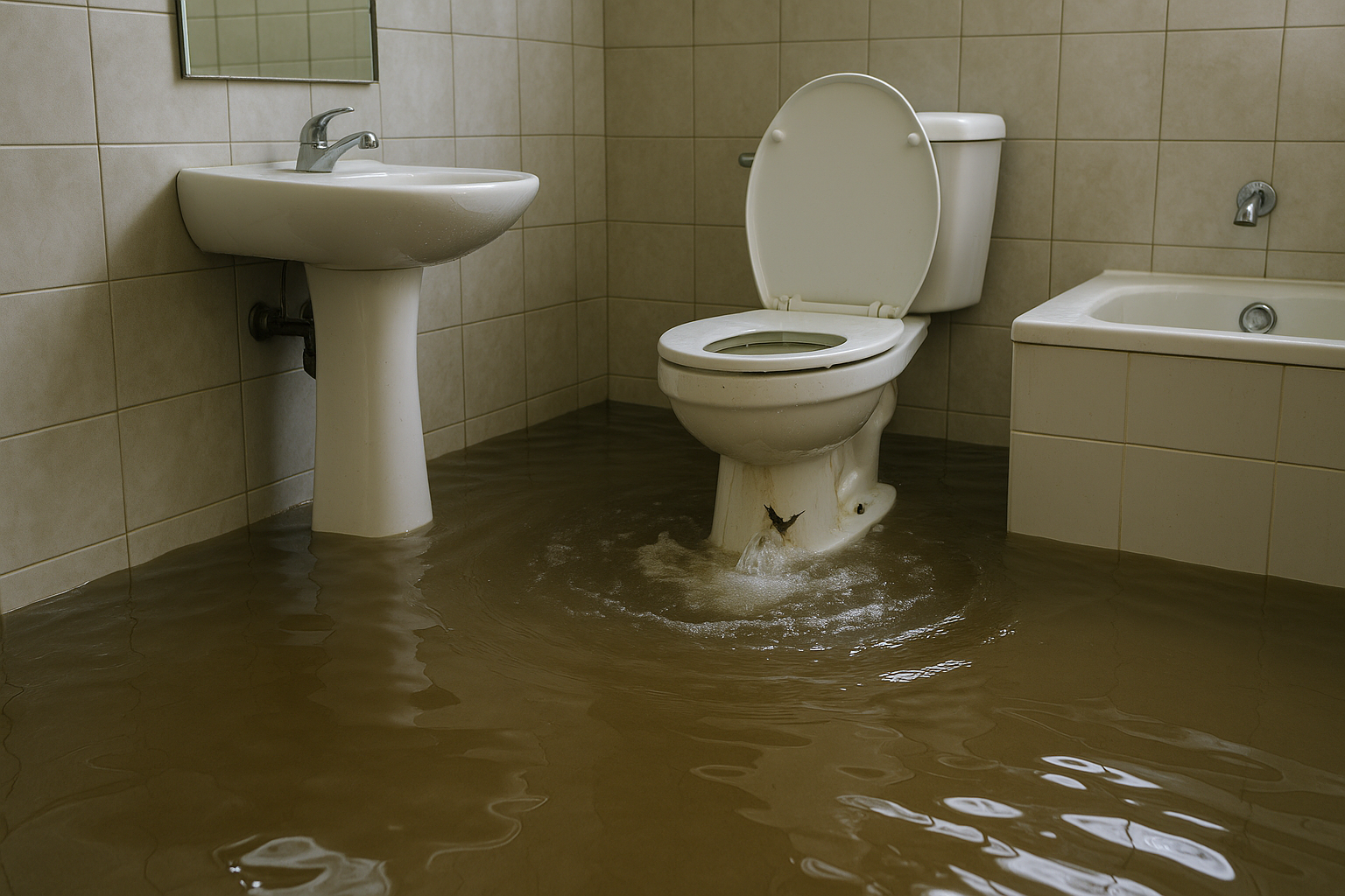 baño inundado valencia