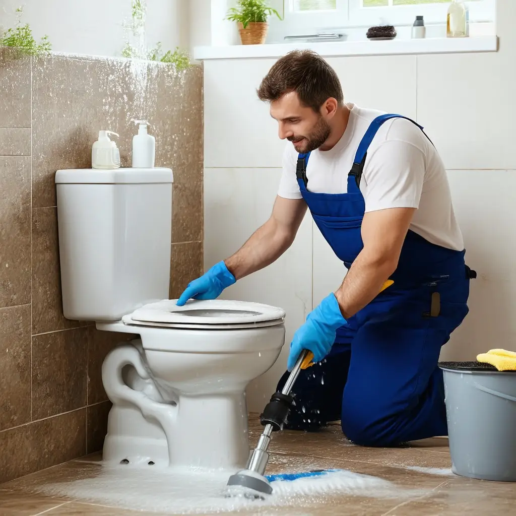 fontanero arreglando vater